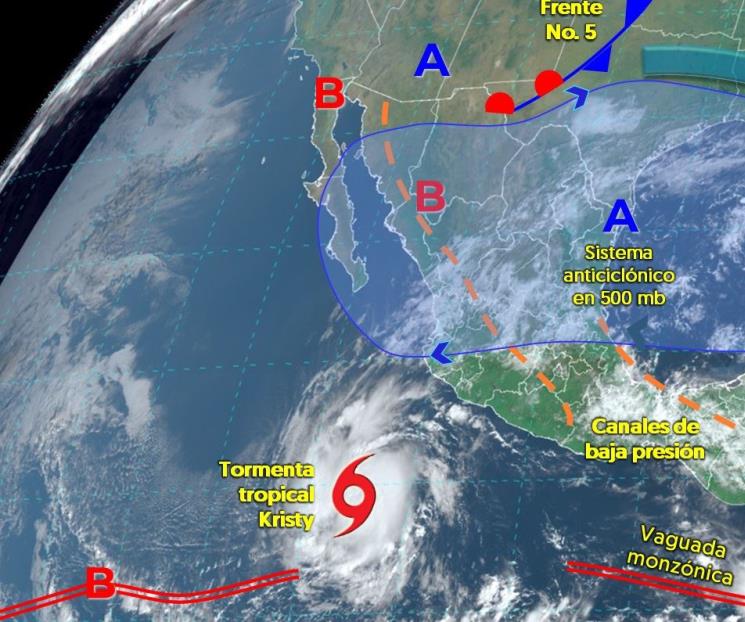 Tormenta tropical Kristy: Esta es la trayectoria