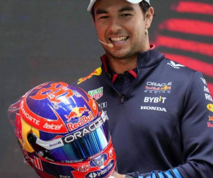 Usará Checo casco especial