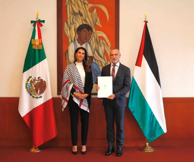 Presenta cartas credenciales embajadora de Palestina en México