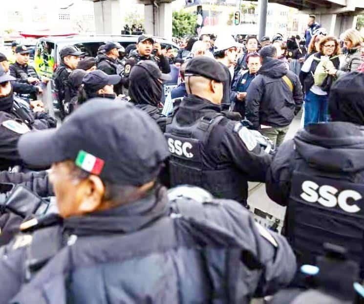 Encapsulan a manifestantes afuera del evento de Fórmula 1