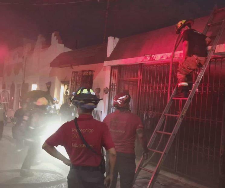 Resulta con quemaduras tras incendio