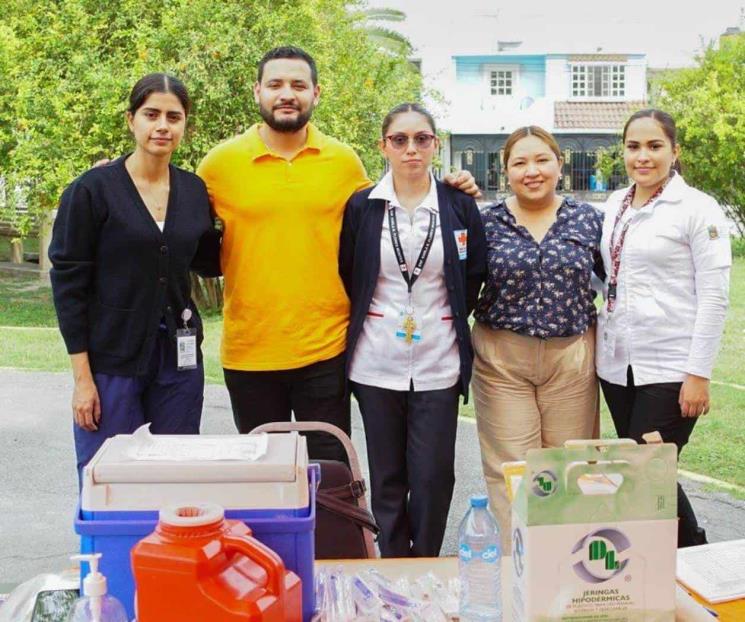 Regidores de MC organizan brigada de vacunación en San Nicolás