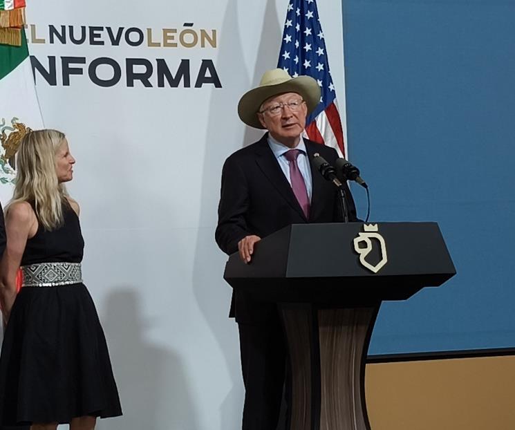 Relación comercial México-EU va más allá de la política: Ken Salazar