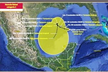 Se degrada huracán Rafael a tormenta tropical