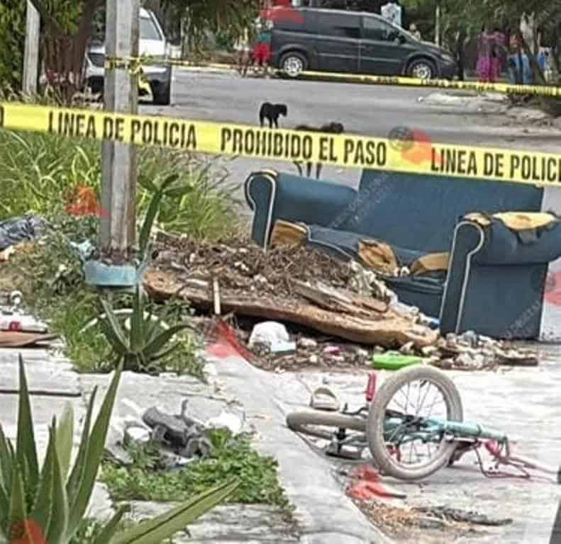 Un ciclista fue ejecutado de un balazo en la cabeza,  cuando se desplazaba en calles de la Colonia Paseo del Roble, en el municipio de Ciénega de Flores.