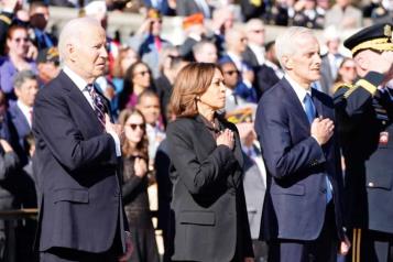 Reaparecen Biden y Harris tras comicios