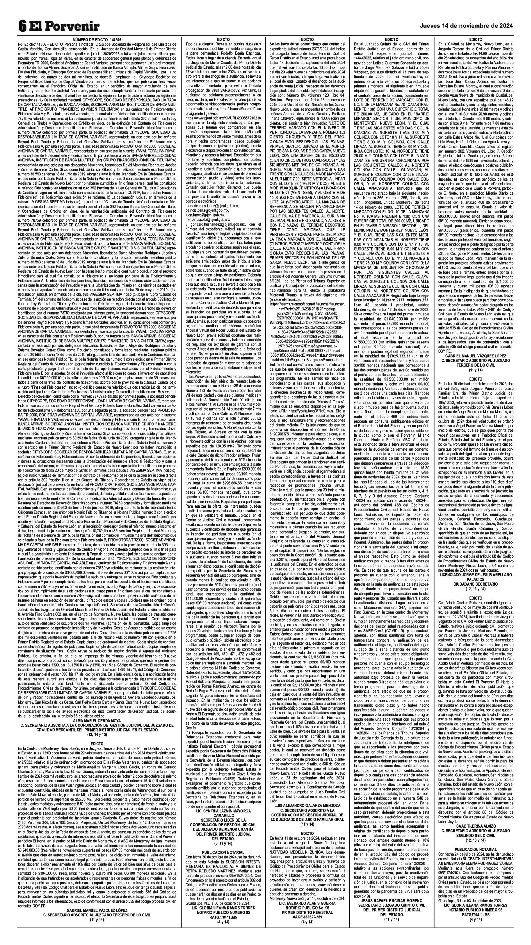 Edictos