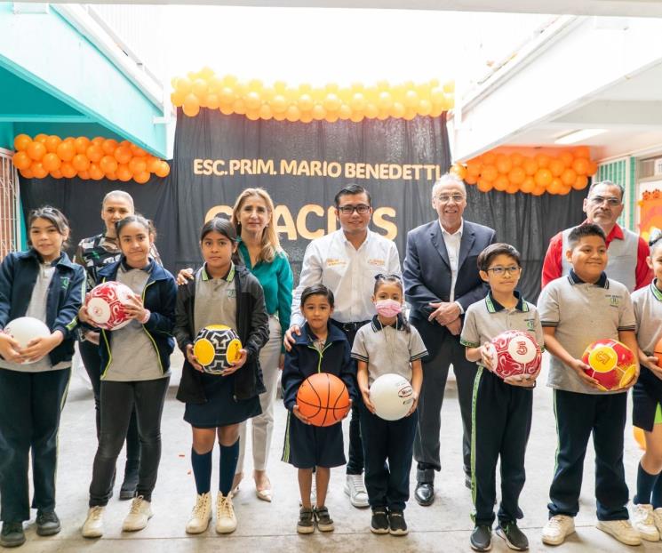 Entrega Félix tres nuevas aulas en primaria