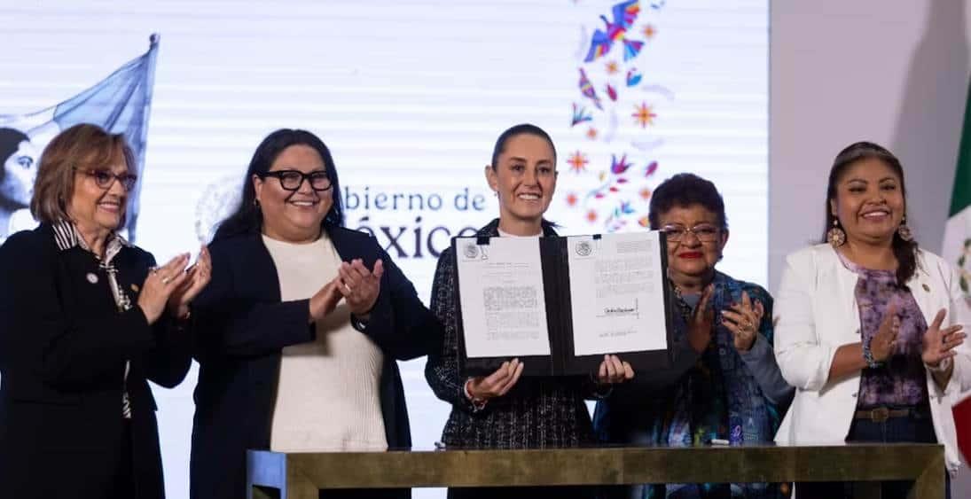 Sheinbaum firma Decreto de reformas de Igualdad Sustantiva