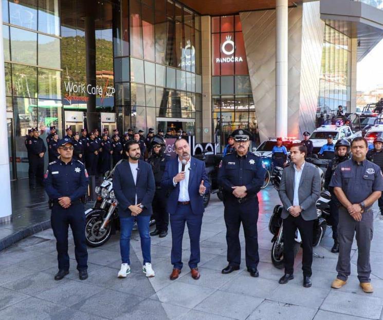 Resguardarán 350 elementos las zonas comerciales en San Pedro