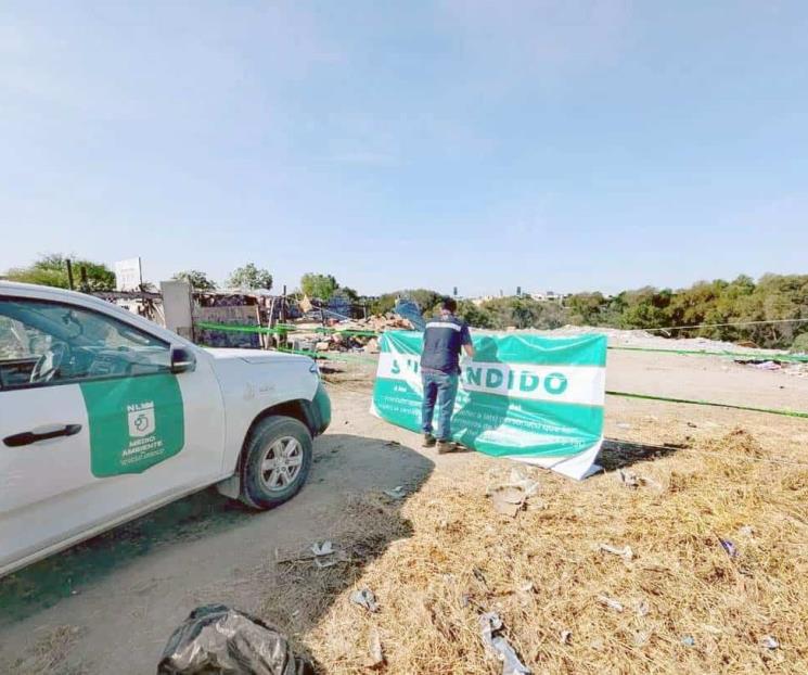 Clausuran dos tiraderos cercanos al Río Santa Catarina en Guadalupe