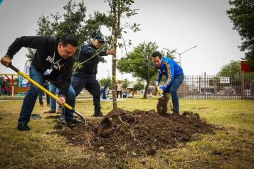 Arranca programa de reforestaci&oacute;n &acute;Arboleando San Nicol&aacute;s&acute;