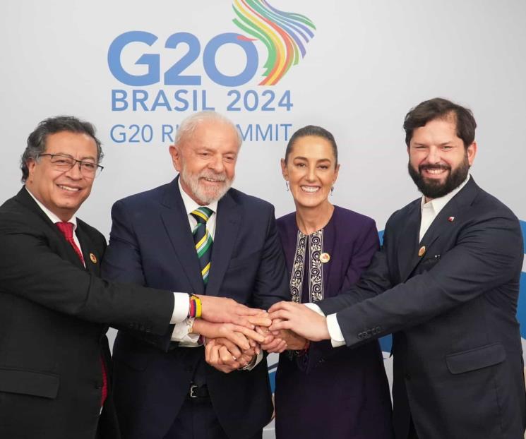 Refrenda Presidenta relaciones en el G20 con EU, Canadá y Francia