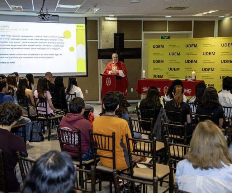 Comunidad UDEM celebra misa de fin de semestre Otoño 2024