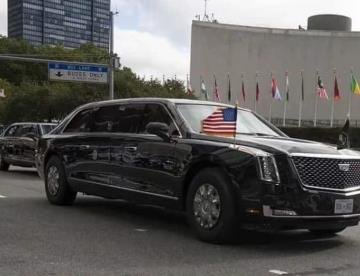 La bestia, auto antibalas que transportará a Donald Trump