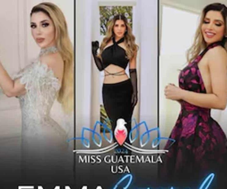 Estuvo Emma Coronel en Miss Guatemala USA 2024