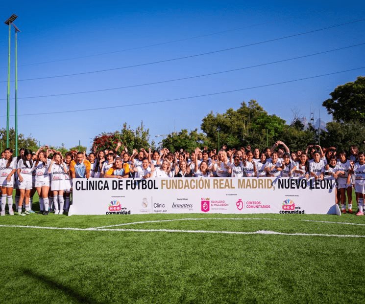 Inició la clínica de futbol femenil del Real Madrid