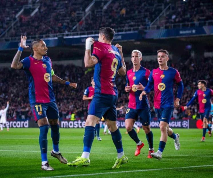 Golea Barcelona en la Champions