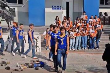 Realiza Prepa 2 de la UANL la quema de Borrego 