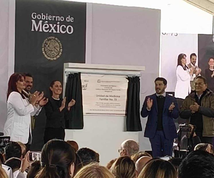 Inaugura Claudia Sheinbaum Clínica 73 del IMSS en San Nicolás