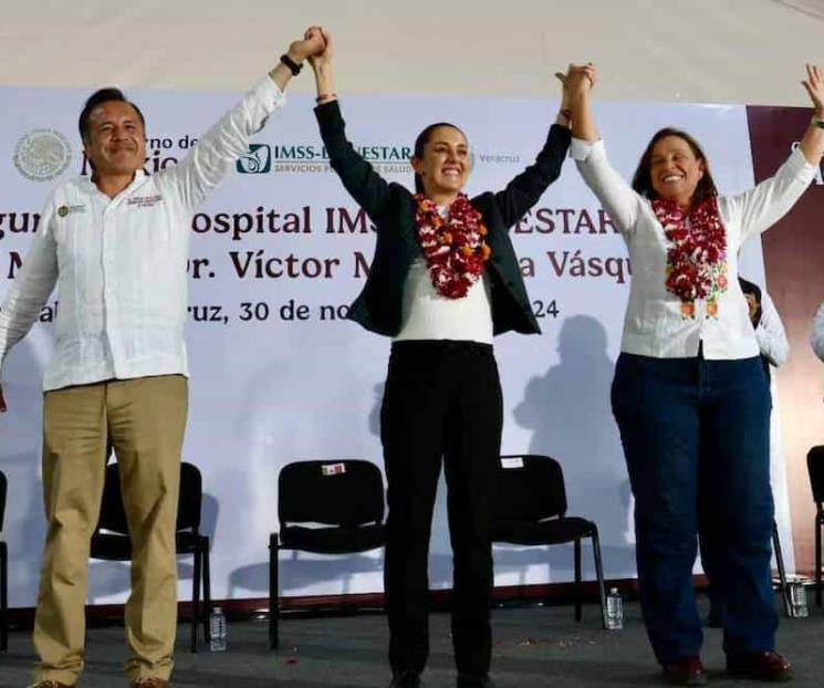 Claudia Sheinbaum presenta   a Cuitláhuac García