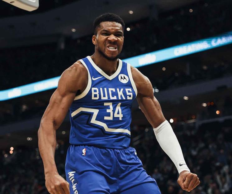 Brilla Giannis y gana Bucks