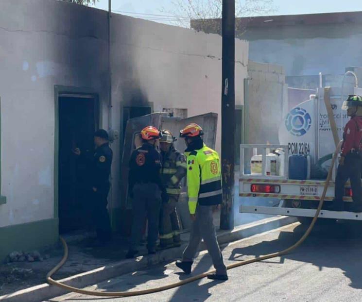 Se incendia domicilio en la Colonia Moderna