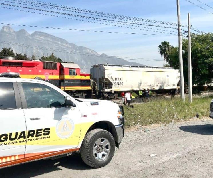 Resulta herido al ser arrollado por el tren