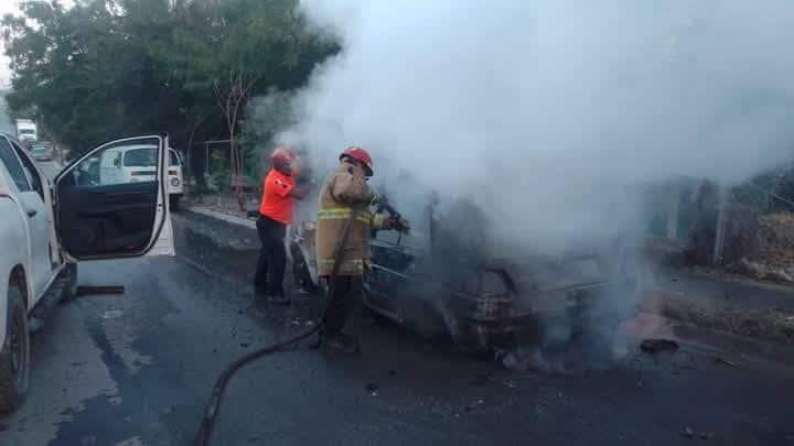 Alarma incendio de auto