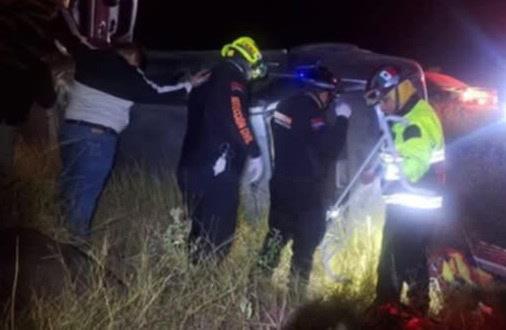 Volcadura deja una lesionada en General Terán