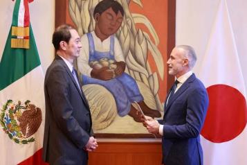 Recibe M&eacute;xico embajador de Jap&oacute;n