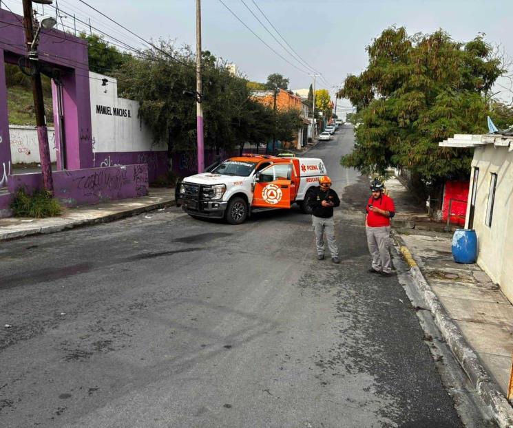 Resulta trabajador herido tras caída