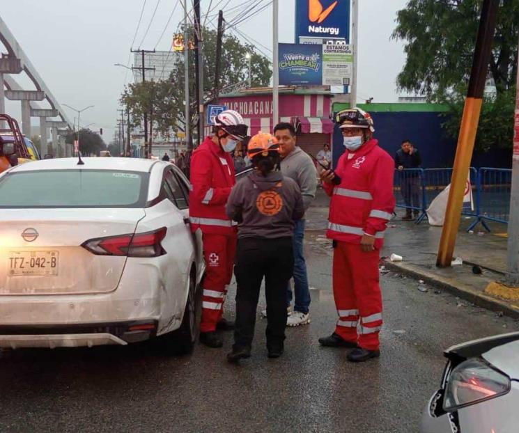 Deja choque dos lesionados