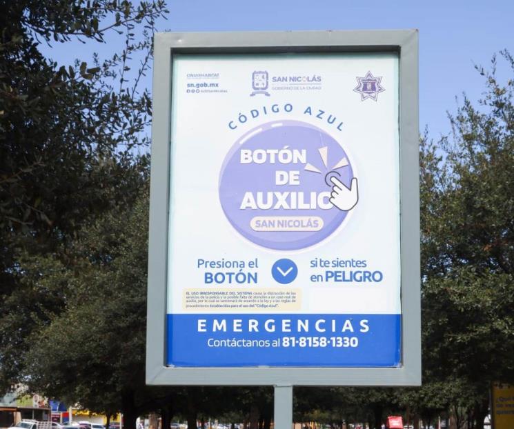 Instala SN más botones de pánico en plazas