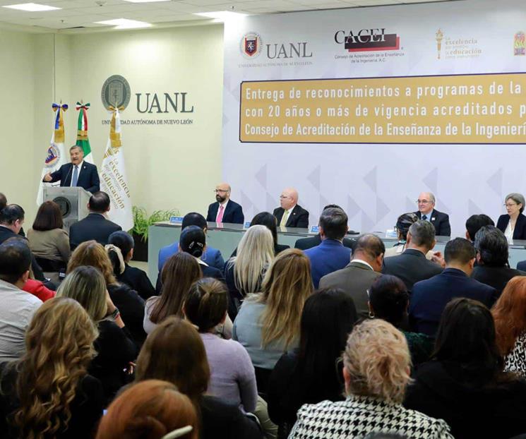 Acredita CACEI ocho programas de ingeniería de la UANL