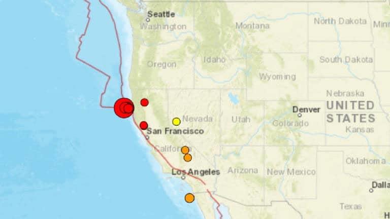 Estremece fuerte sismo al norte de California