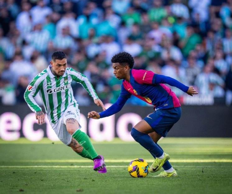 Empata el Barcelona con el Betis en la Liga de España