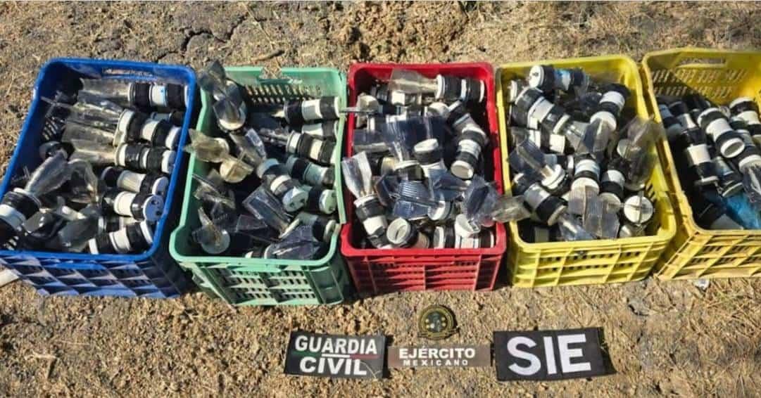 Ejército desactiva 203 explosivos