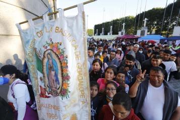 Llegan peregrinos a la Bas&iacute;lica de Guadalupe