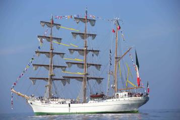 Regresa a México el Buque Escuela Cuauhtémoc