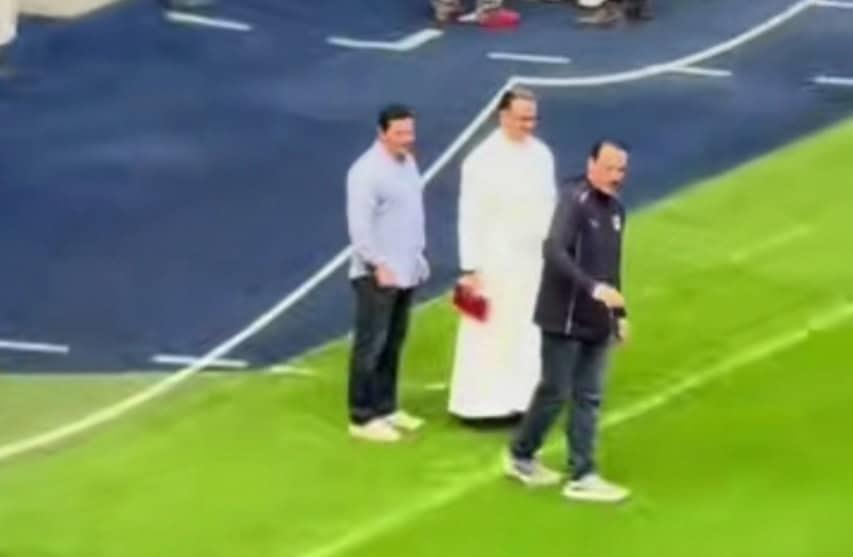 Sacerdote asistió a cancha de Rayados para bendecirla