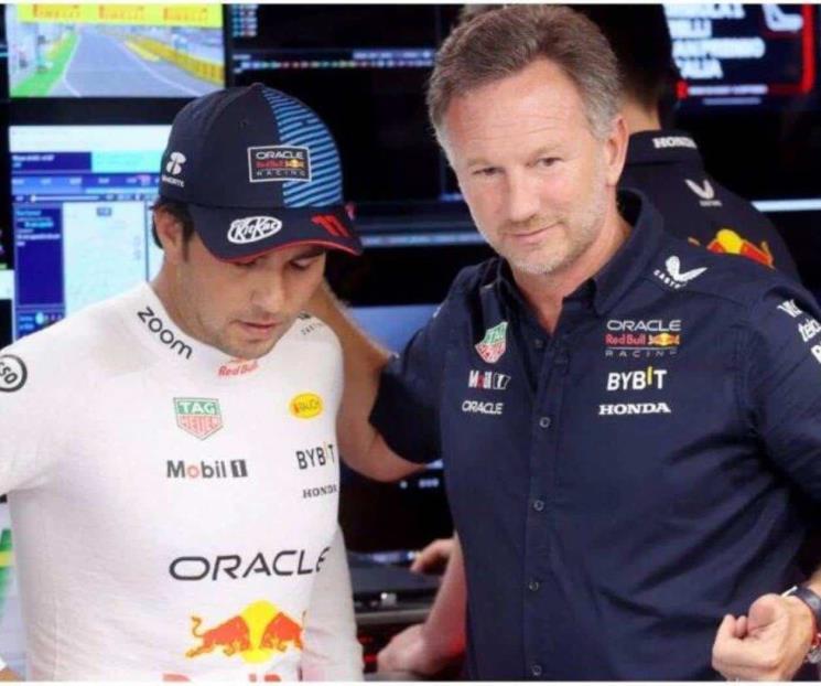 Agradece Christian Horner a Checo Pérez por su estadía en Red Bull