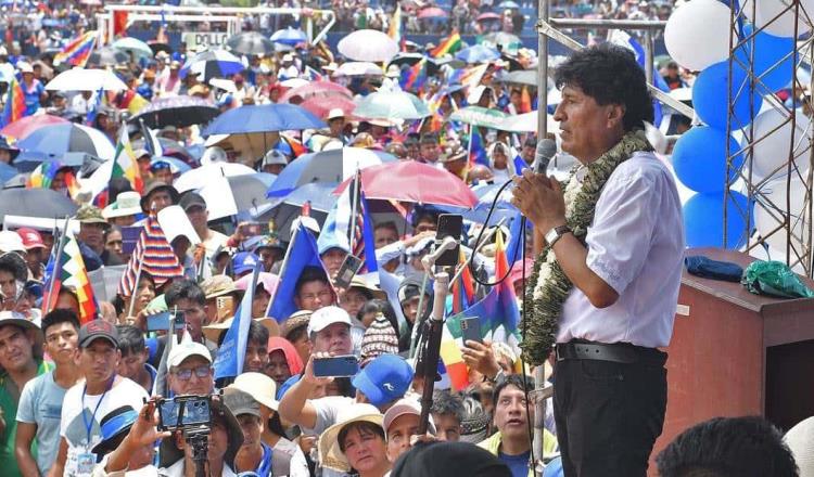 Proclaman seguidores a Evo Morales candidato único