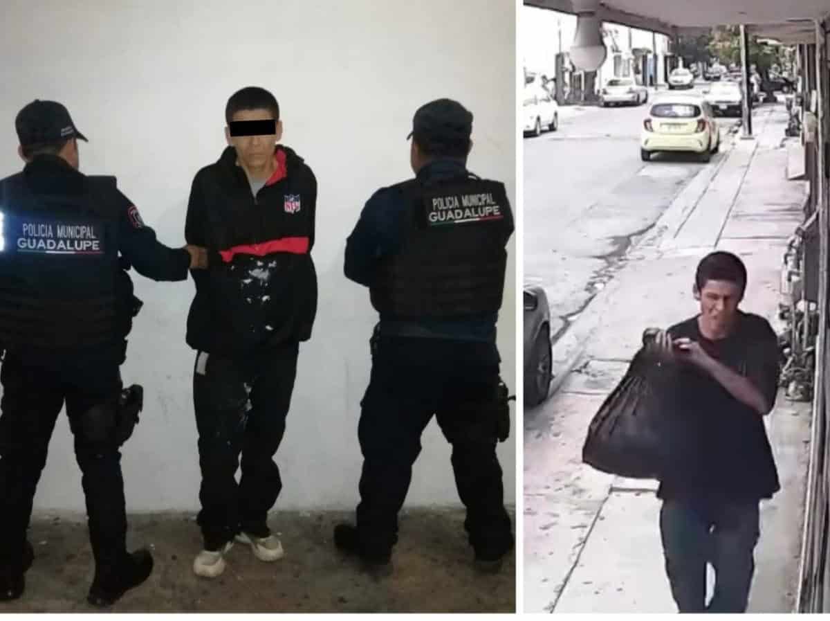 En posesión de cinco envoltorios con droga, fue arrestado por la policía un hombre que además es relacionado en robos en varios sectores del municipio de Guadalupe.