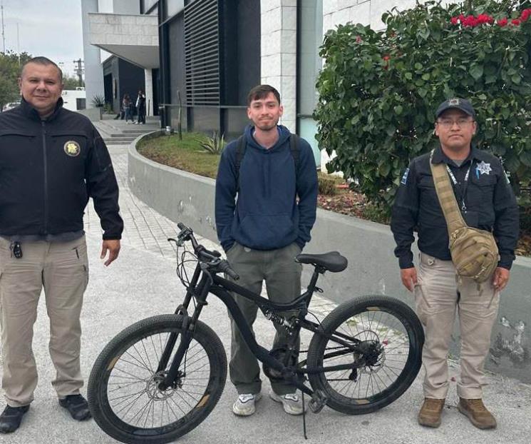 Roba bicicleta y lo detienen