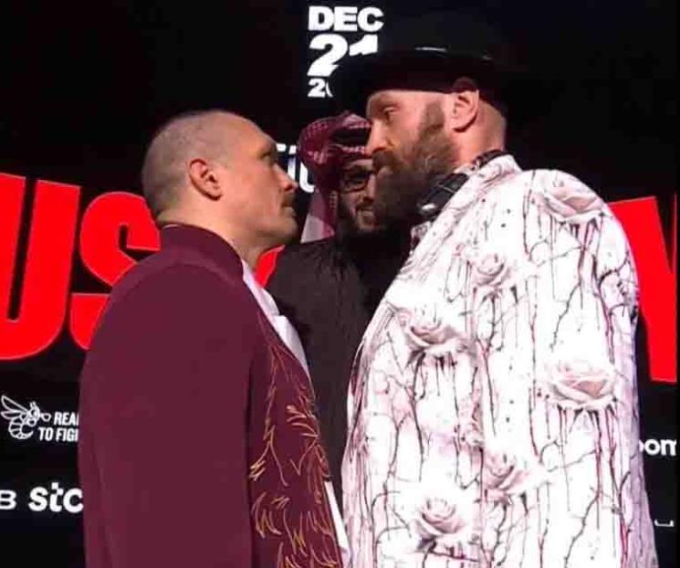 Sostienen por 11 minutos el cara a cara Fury-Usyk