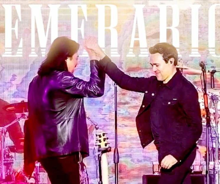 Dan el adiós los Temerarios en el escenario