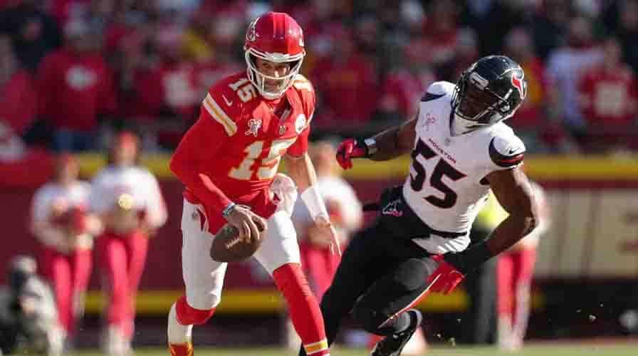 Derrotan Chiefs a Texans y se acercan a liderato de Conferencia