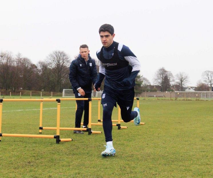 César Garza ya entrenó con Dundee