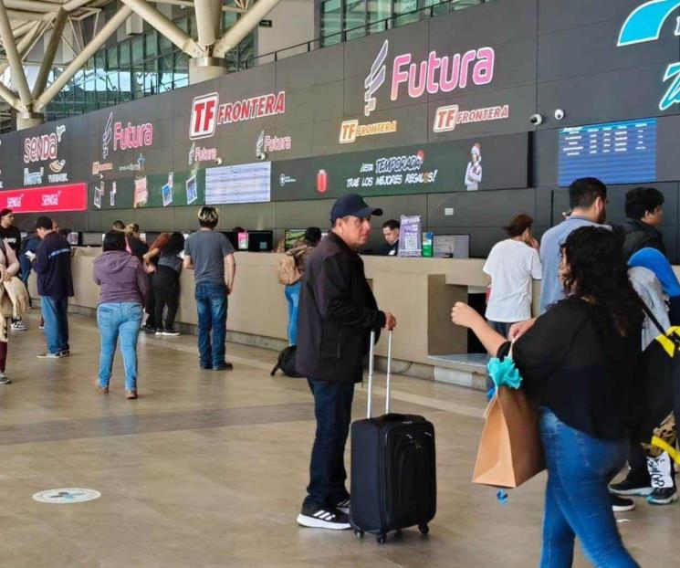 Luce Central de Autobuses abarrotada por fiestas decembrinas